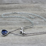 Anslow Jewelry Love Heart Choker Necklace Collar Statement Chain