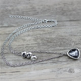 Anslow Jewelry Love Heart Choker Necklace Collar Statement Chain