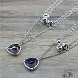 Anslow Jewelry Love Heart Choker Necklace Collar Statement Chain