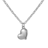 Anslow Tiny Love Heart Choker Necklace Pendant For Teen Girl 45cm Short Chain