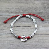 Anslow DIY Leather Beads Anklet Bracelet For Women