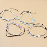 Anslow Jewelry Summer Ankle Bracelet Foot Leg Beach Retro Vintage Beads