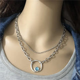 Anslow Jewelry Round Chain Short Necklace For Women Female