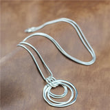 Anslow Crystal Necklace For Women Sweater Chain Pendant