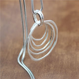 Anslow Crystal Necklace For Women Sweater Chain Pendant