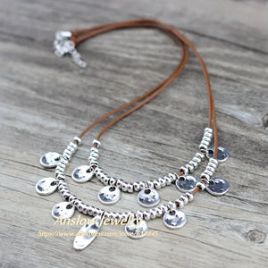 Anslow Jewelry Round Charms Accessory Collar Necklace For Lady Female Chokers