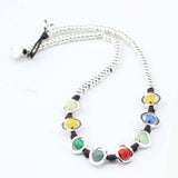 Anslow Rainbow Beads Choker Necklace Women Girl Gift