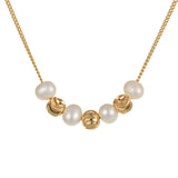 Anslow Pearl Beads Chokers Necklace For Women Heart Gift