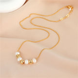 Anslow Pearl Beads Chokers Necklace For Women Heart Gift