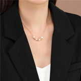 Anslow Pearl Beads Chokers Necklace For Women Heart Gift