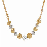 Anslow Jewelry Women Statement Necklace Cube Charms Girls Gift