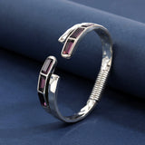 Anslow Retro Vintage Crystal Bangles For Women Accessory