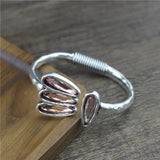 Anslow Vintage Cuff Bracelet Bangle for Women Girls Charms Jewelry Accessory