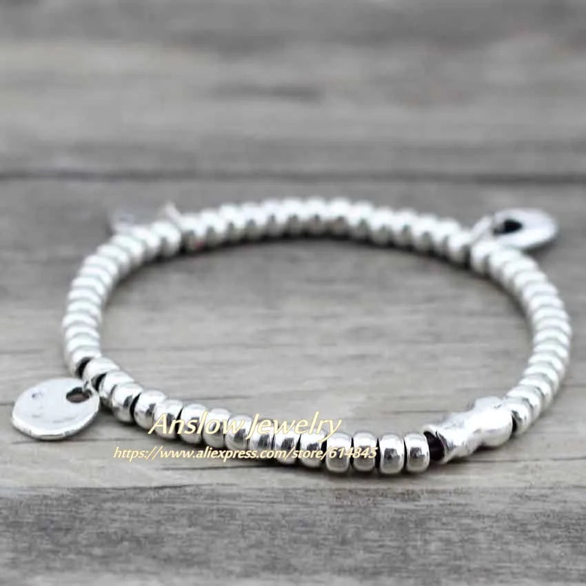 Anslow Heart Health Zinc Alloy Bracelet