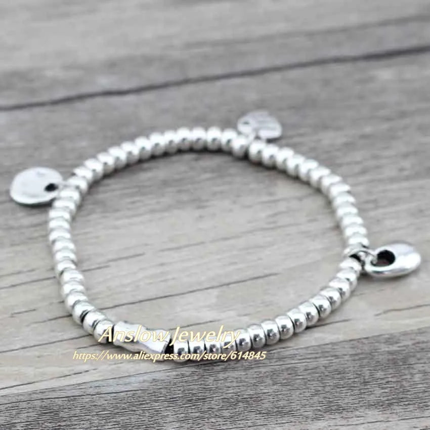 Anslow Heart Health Zinc Alloy Bracelet