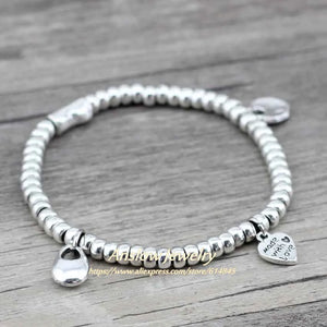 Anslow Heart Health Zinc Alloy Bracelet