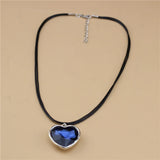 Anslow Ocean Heart Rope Charms Necklace Pendant