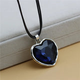 Anslow Ocean Heart Rope Charms Necklace Pendant