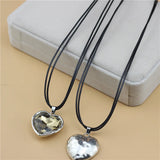 Anslow Ocean Heart Rope Charms Necklace Pendant