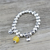 Adjustable Beads Water Drop Heart Bracelet Resin Candy