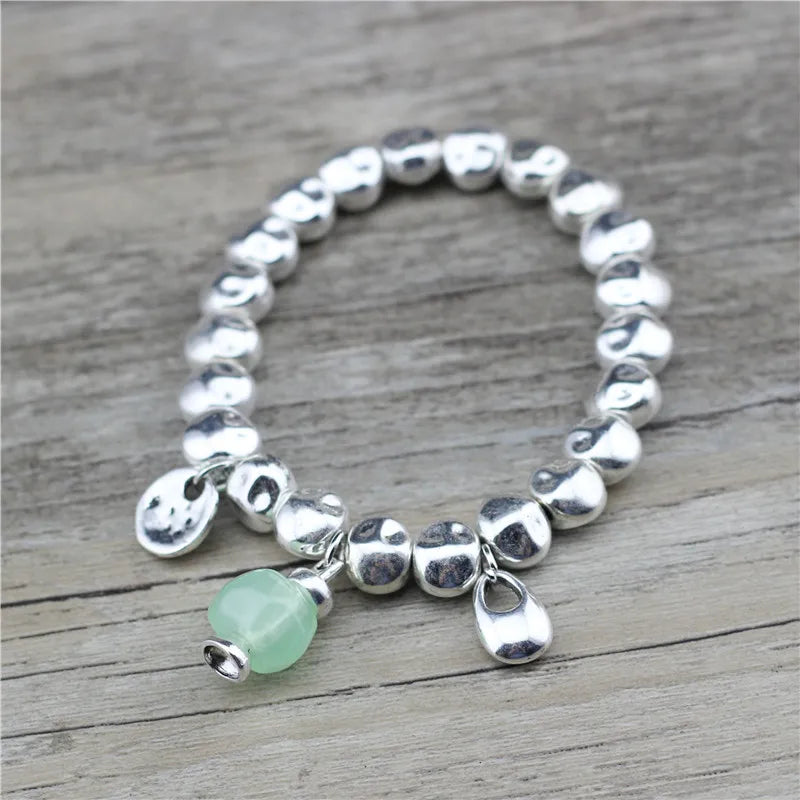 Adjustable Beads Water Drop Heart Bracelet Resin Candy