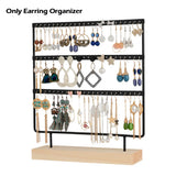 3 Tier Jewelry Display Earring Organizer Stand Holder