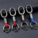 Anti-Lost Car Key Pendant Keychain Phone Number Card Keyring Lobster Clasp