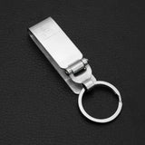 Stainless Steel Belt Key Holder Key-Clip with Detachable Keyrings