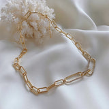 Double Layer 14K Plated Choker Necklaces