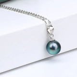 925 Sterling Silver Pearl Pendant Necklace Anti Allergy