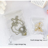 Anti-oxidation Jewelry Storage Box with 50 Bags