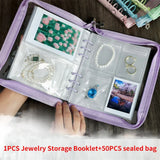 Anti-oxidation Jewelry Storage Box with 50 Bags