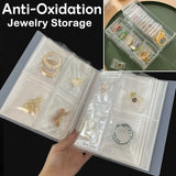 Anti-oxidation Transparent Jewelry Storage Book Plastic Jewelry Organizer