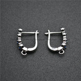 Anti-rust CZ Paved Earring Hooks 20pc Lot