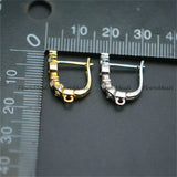 15mm Copper Laciness Earring Hooks 30pc Lot