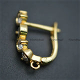 15mm Copper Laciness Earring Hooks 30pc Lot