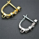 15mm Copper Laciness Earring Hooks 30pc Lot