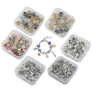 Antique Large Hole Spacer Beads Set for DIY Jewelry Making