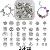 Antique Large Hole Spacer Beads Set for DIY Jewelry Making