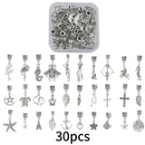 Antique Large Hole Spacer Beads Set for DIY Jewelry Making