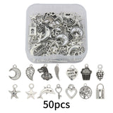 Antique Large Hole Spacer Beads Set for DIY Jewelry Making
