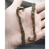 Antique Book Marks 80mm DIY Tassels Charms Dolphin Jewelry 10pcs