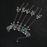 Antique Bracelet Retro Flower Bell Ring Bracelet Hand Jewelry