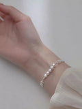 Antique Bracelet 18k Osmanthus Leaf Freshwater Pearl Bracelet