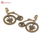 Antique Bronze Bicycle Charms Pendants for Jewelry Making