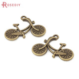 Antique Bronze Bicycle Charms Pendants for Jewelry Making