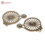 Antique Bronze Bicycle Charms Pendants for Jewelry Making