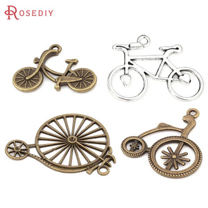 Antique Bronze Bicycle Charms Pendants for Jewelry Making