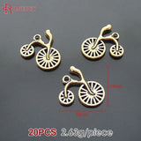 Antique Bronze Bicycle Charms Pendants for Jewelry Making