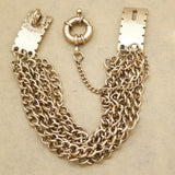 Antique Chain Clasp Cuff Bracelet Bangle Jewelry Boho